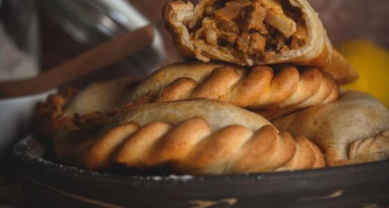 Criollo empanadas cortada